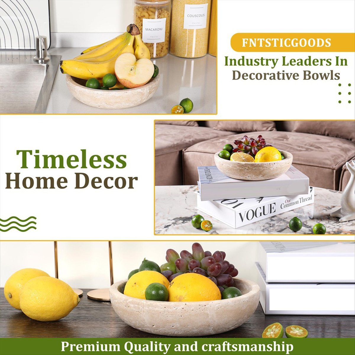 Home Decor Trend 2026 - Trend 2026: Dekoracyjna misa z trawertynu