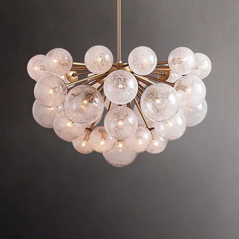Home Decor Trend 2026 - Nowy Trend 2026: Szklane Żyrandole z
