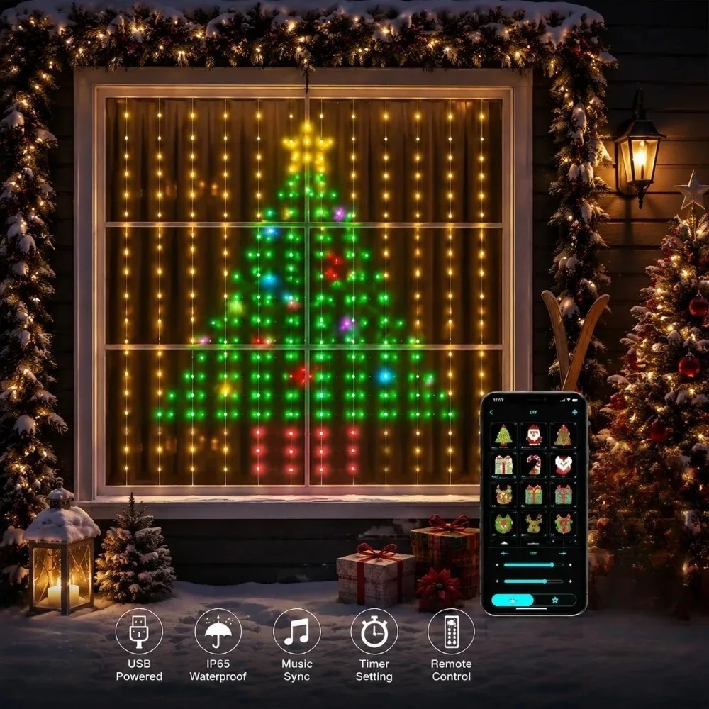 Home Decor App Free - Świetlna Kurtyna LED Pixel z Sterowaniem