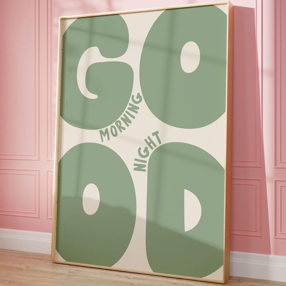 Home Decor Reviews - Nowoczesny Zielony Dzień Dobry Poranek Dobranoc