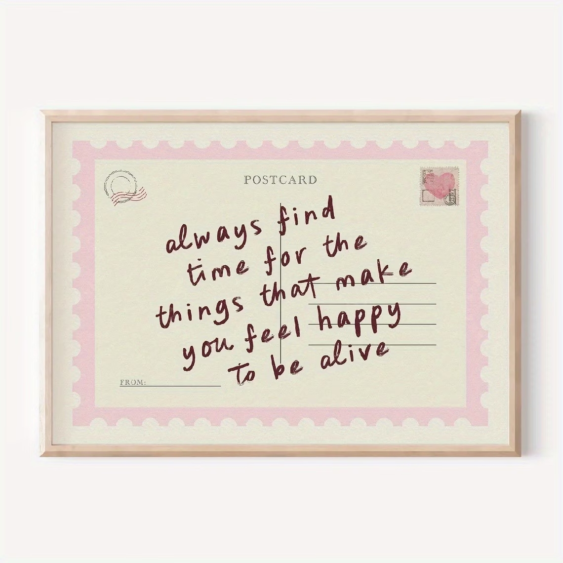 Home Decor Reviews - Retro pocztówki zachęcające do spędzania czasu,
