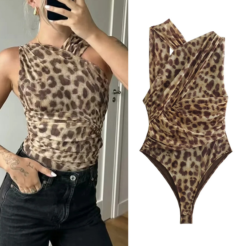 Home Decor Zara - MUJER 2025 Damskie Body z Nadrukiem