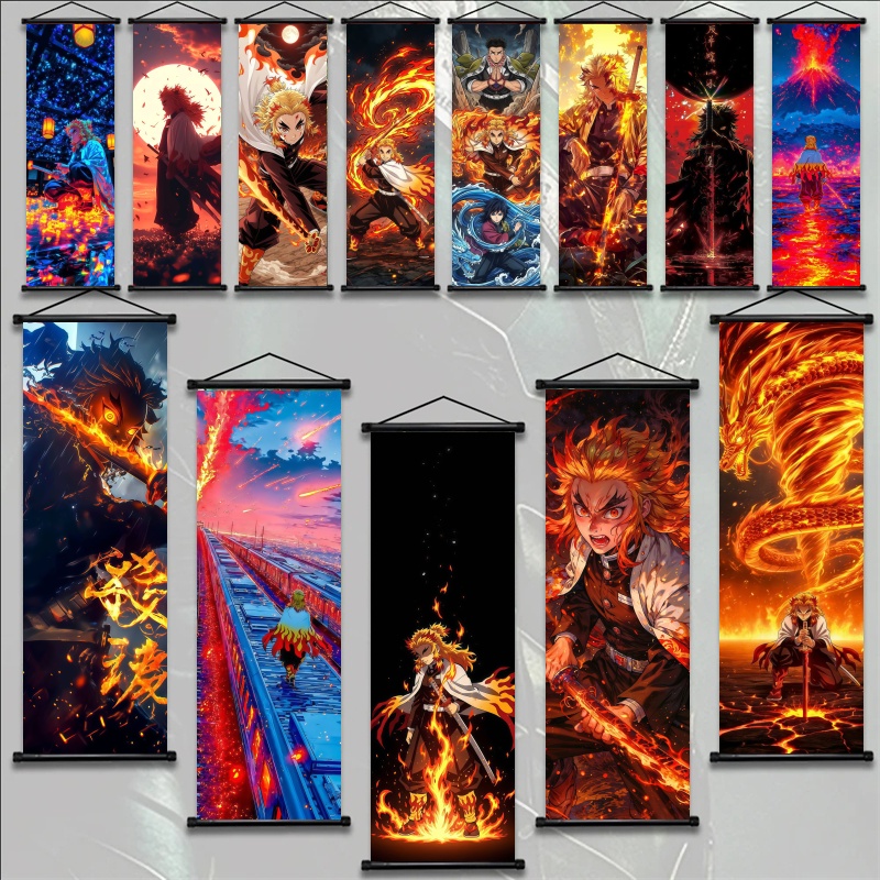Home Decor Reviews - Demon Slayer Kyojuro Rengoku HD Druk