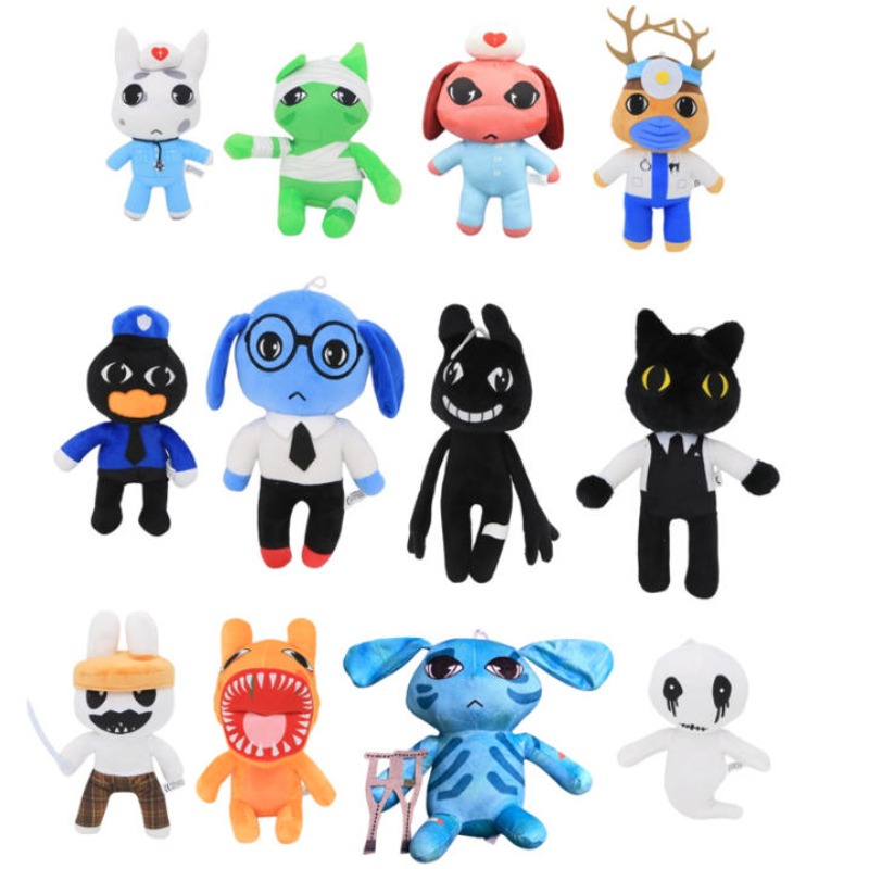 Home Decor Unique Items - Pluszowe lalki z horroru „Animal Hospital”,