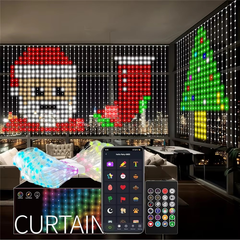 Home Decor App Free - Inteligentne kurtyny świetlne RGB z kontrolą