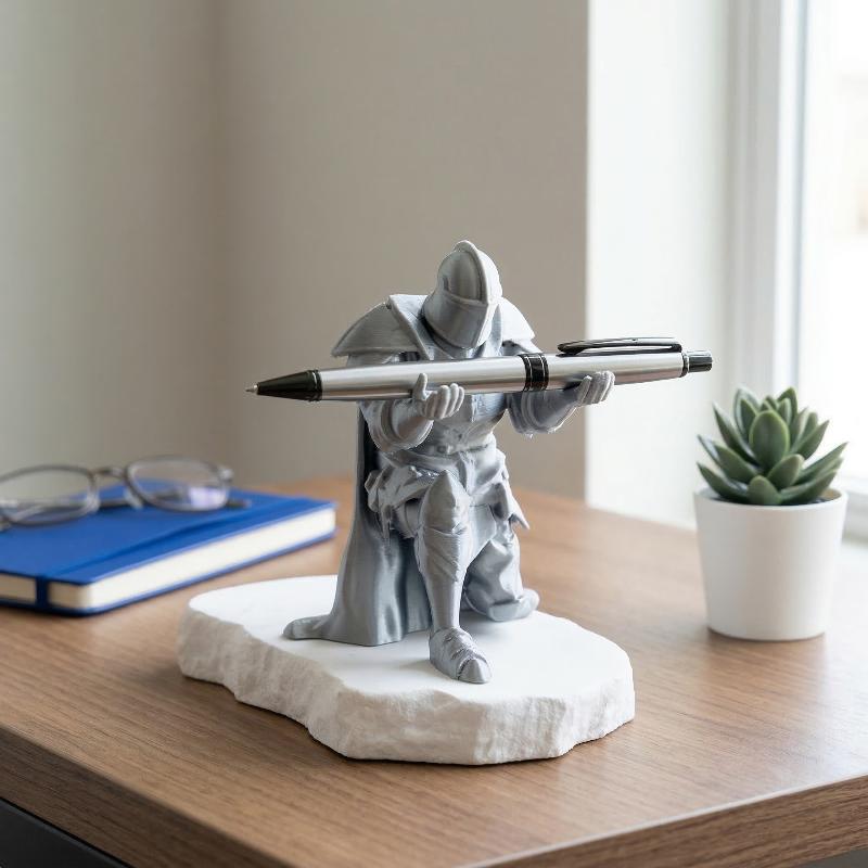 Home Decor Medieval - Unikalny organizer na długopisy w kształcie