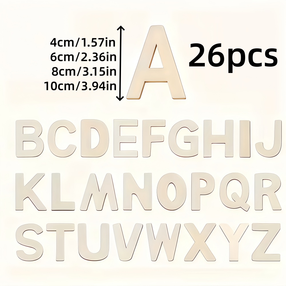 26 szt. Drewniane litery do sa – Wooden Letter Sign recenzja i cena