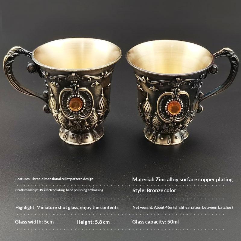 【HG】Mały, stylowy kieliszek do – Home Decor Medieval recenzja i cena