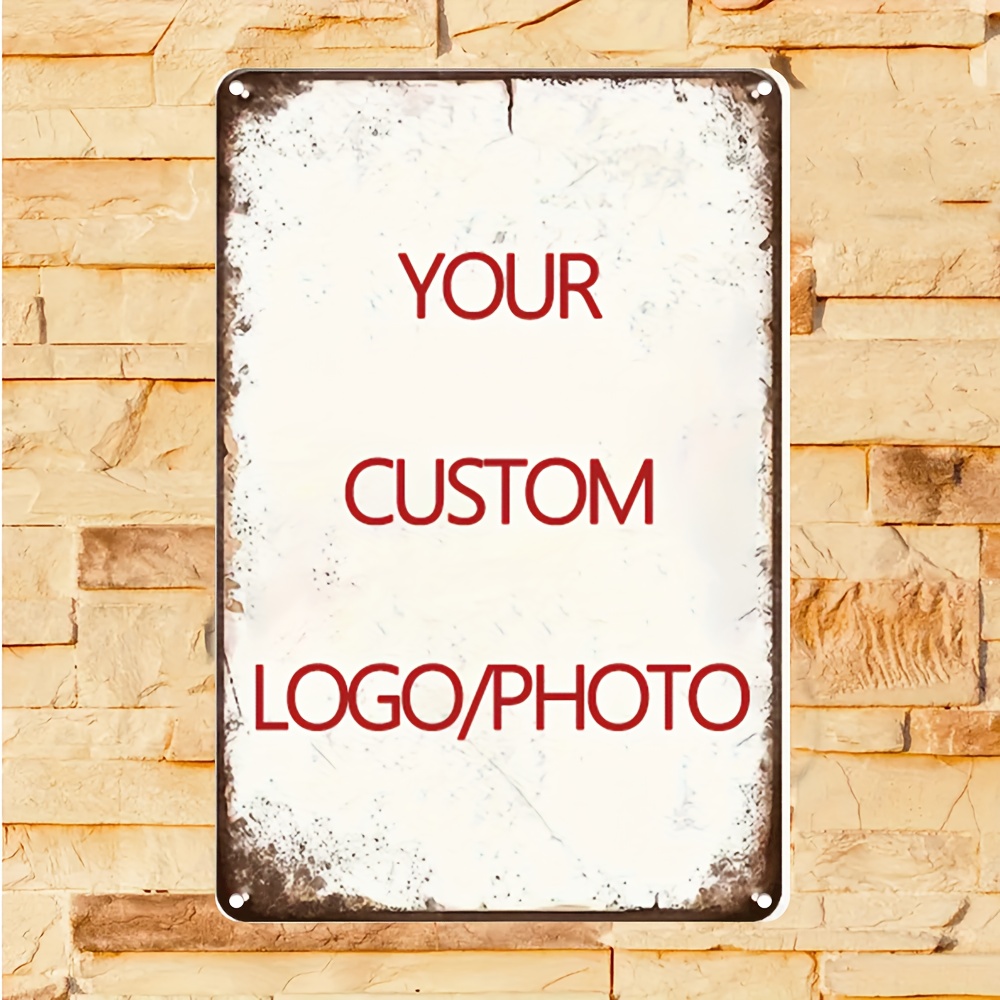 Aluminiowa tabliczka z własnym – Home Decor Logo recenzja i cena