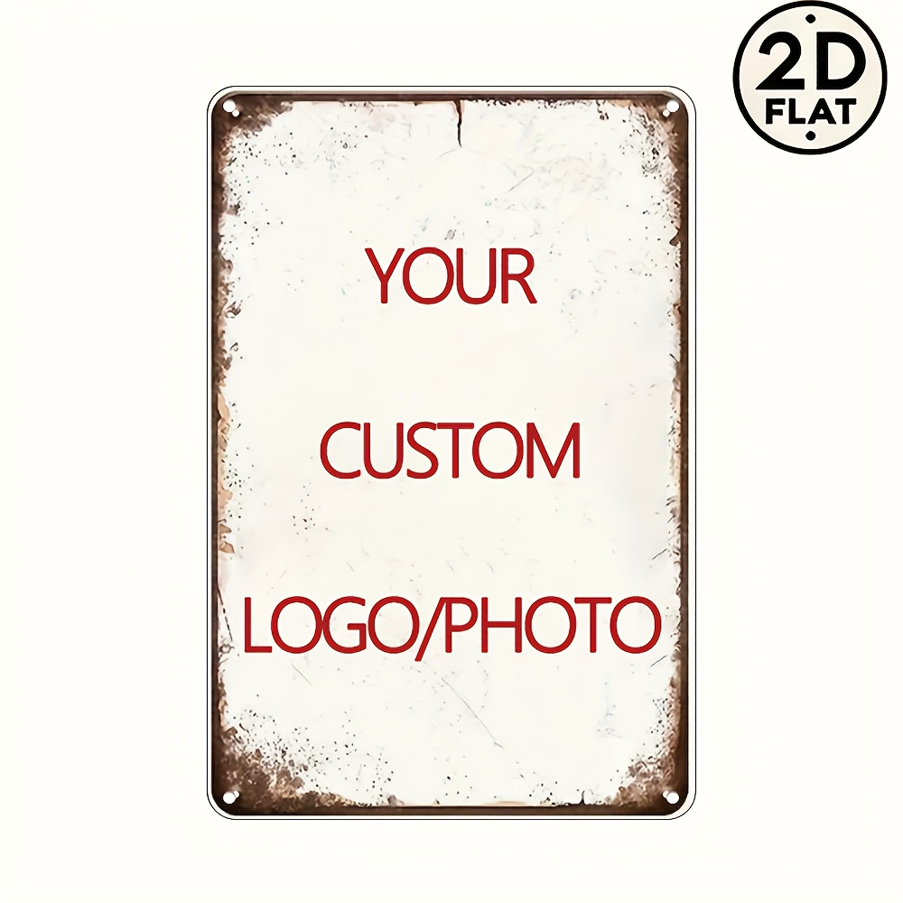 Aluminiowa tabliczka z własnym – Home Decor Logo recenzja i cena
