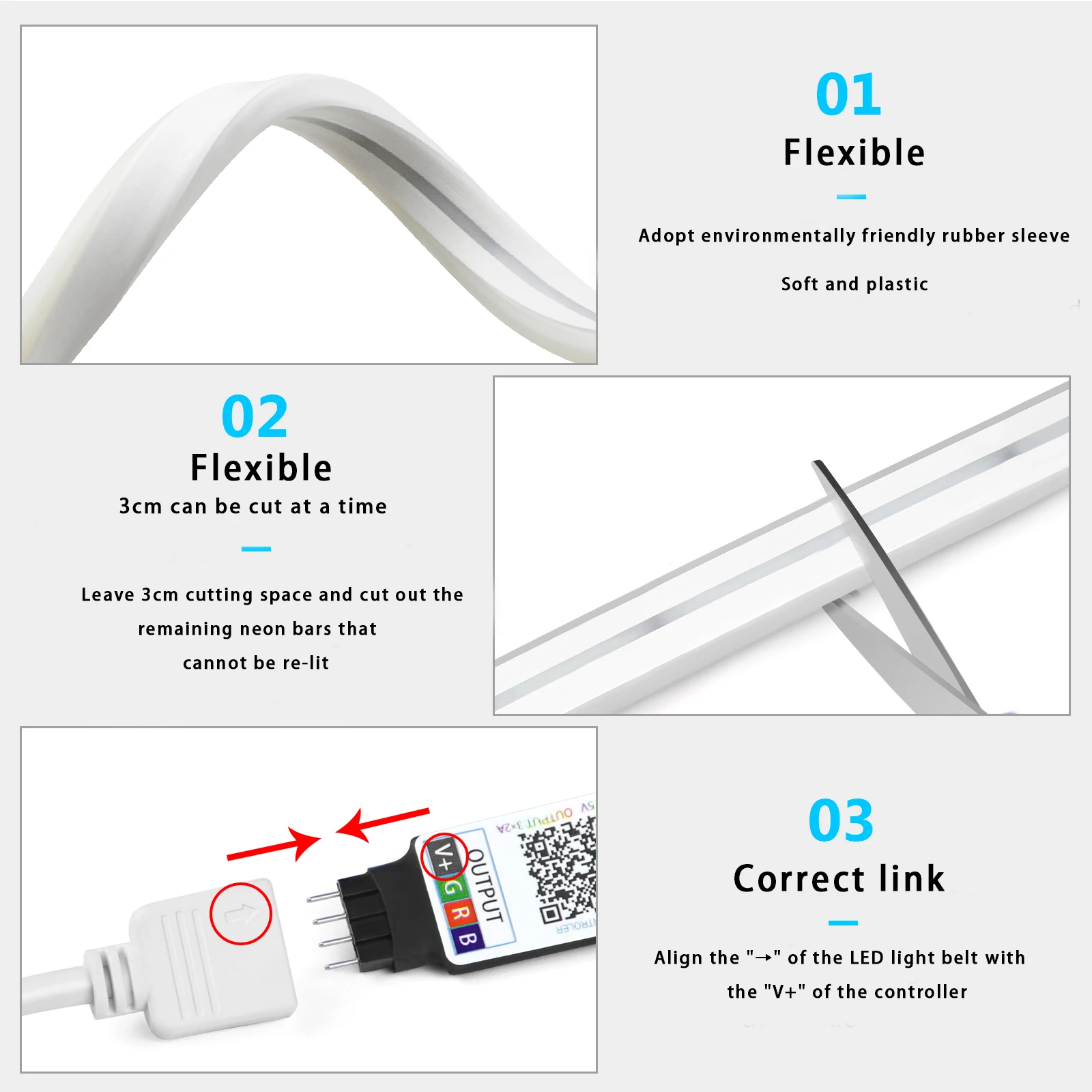 Neonowa taśma LED 5V USB RGB,  – Home Decor App Free recenzja i cena