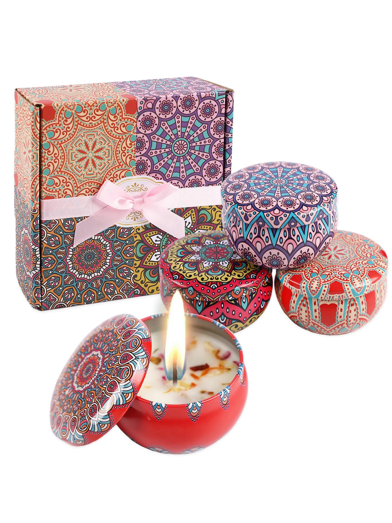4 sztuk/zestaw, świece zapacho – Scented Candle Set recenzja i cena