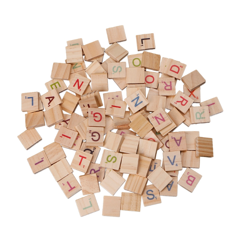 100 sztuk drewniane płytki kol – Wooden Letter Sign recenzja i cena