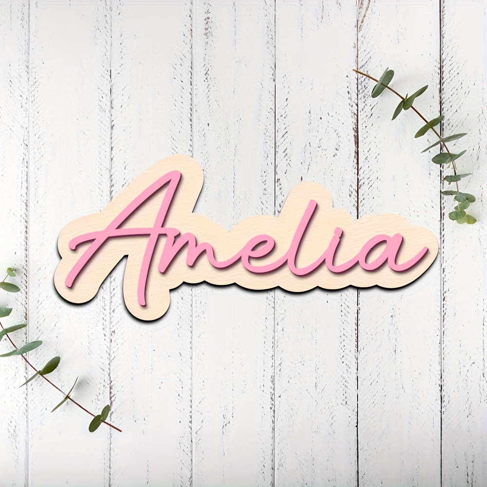 Personalizowana, dwuwarstwowa  – Wooden Letter Sign recenzja i cena