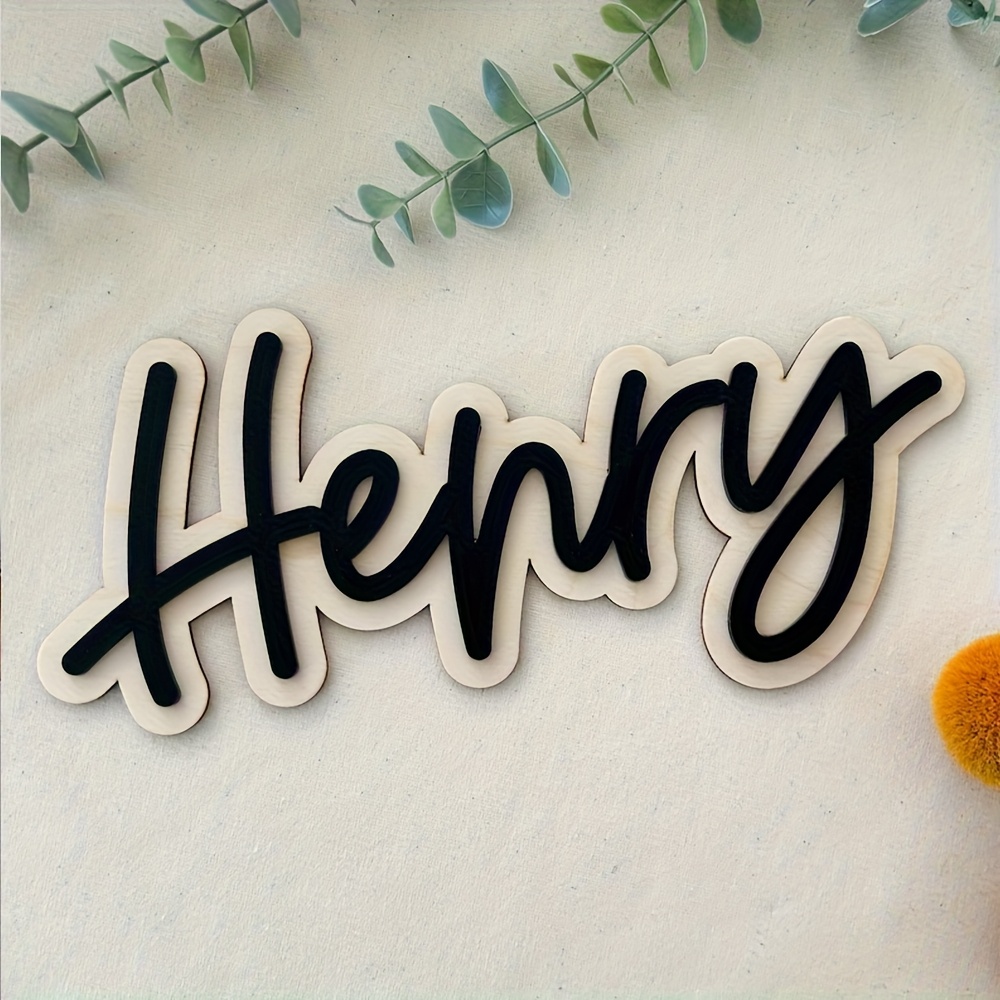Personalizowana, dwuwarstwowa  – Wooden Letter Sign recenzja i cena