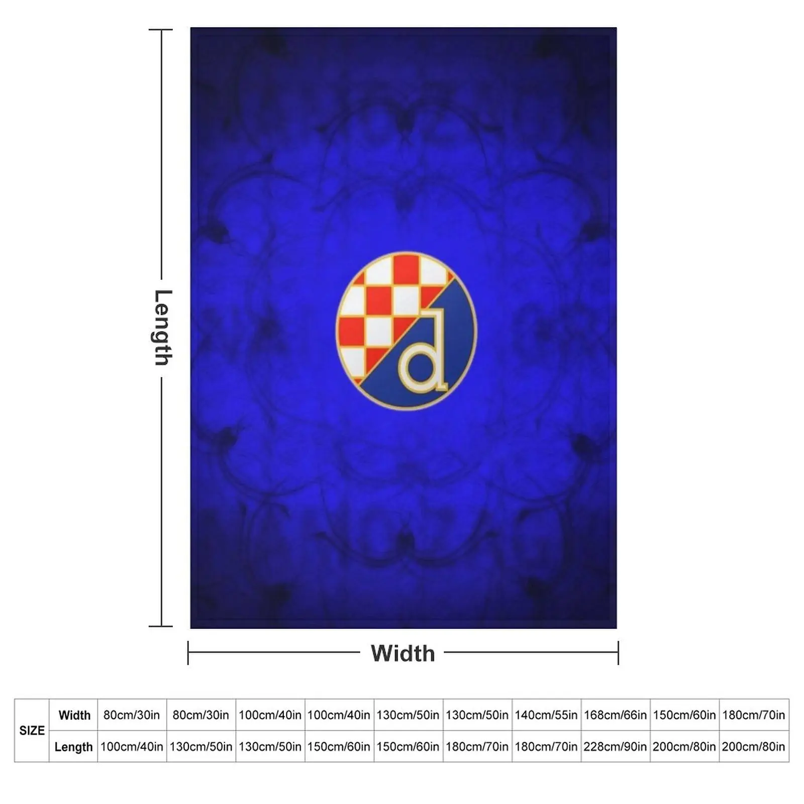 GNK Dinamo Zagreb Throw Blanke – Home Decor Zagreb recenzja i cena