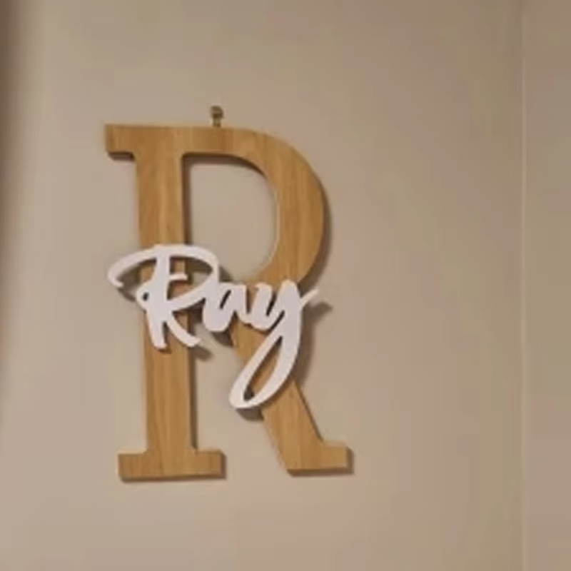 Niestandardowe inicjały Znak D – Wooden Letter Sign recenzja i cena